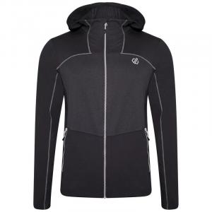 Мужская толстовка на молнии Revive II, черная, белая DARE 2B, цвет blanco