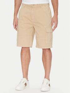 Шорты из ткани обычного кроя M5GD45 WGCV1 Guess Jeans, бежевый