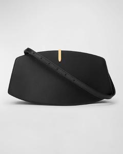 Кожаная сумка через плечо Florence Savette, черный