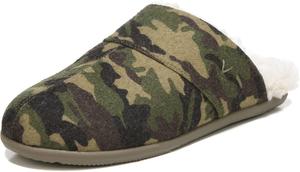 Мужские домашние сабо Vionic Bridges Alfons - комфортные тапочки для дома с ортопедической стелькой и амортизирующей подошвой для поддержки свода стопы, мягкие домашние тапочки для мужчин, оливковый