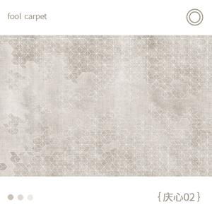 Budis Ковер 140х200 см для гостиной/спальни, моющийся, с высоким ворсом, темный, модель Joyful 02 [Thickened No-Care Loop Pile]