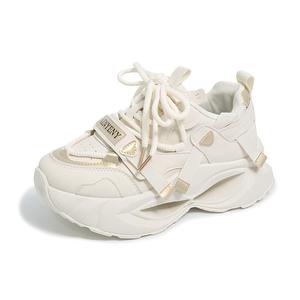 Массивные кроссовки женские TONYBEAR, Beige Gold