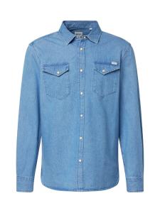 Рубашка на пуговицах Comfort fit MUSTANG Duver, Light blue