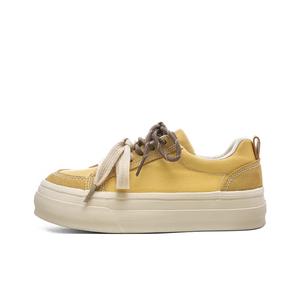 PIPI PURPLE Женские низкие скейтерские кеды желтые, цвет Yellow