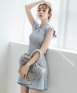 Мини-юбка с оборками и кантом Jill By Jill Stuart, цвет Blue