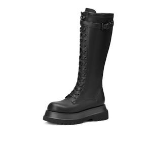 Сапоги до колена 5,5 см женские GEMEIQ, Black