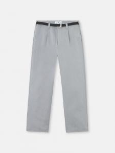 Свободные брюки-чинос с нейлоновым ремнем Stone Island 3100015 STRETCH GABARDINE_STONE ISLAND MARINA, Light Blue