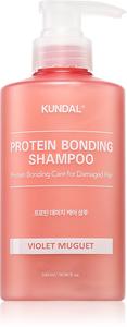 Питательный шампунь Protein Bonding Care для сухих и поврежденных волос Kundal, aromatas violet muguet 500 мл