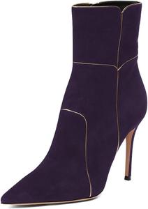 Женские закрытые ботильоны Pazzion с заостренным носком, молниями, на высоком каблуке-стилет, модные ботинки для вечеринок, выпускного и вечернего образа, размеры 4-16 US