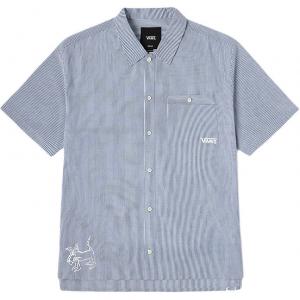 Vans Мужская рубашка в сине-белую полоску