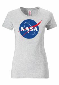 Футболка с принтом NASA LOGOSHIRT, цвет Mottled Grey
