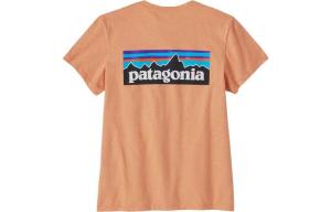 Футболка с логотипом Patagonia, peach/cowp