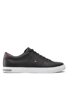 Кроссовки Essential Leather Detail Vulc Tommy Hilfiger, черный