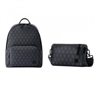FION Городской рюкзак из искусственной кожи с текстильной подкладкой, Day Pack Couple Birthday Gift Backpack (Includes 2 Pcs Bags)