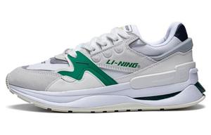 001 Кроссовки Lifestyle мужские с низким верхом, белые/зеленые Lining