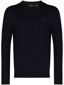 Polo Ralph Lauren джемпер с круглым вырезом и логотипом, синий