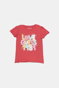 Детская футболка Guess, розовый