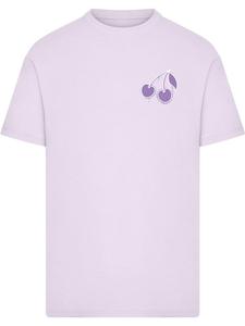 Футболка Paradise Cherries Tee фиолетового цвета Mister Tee