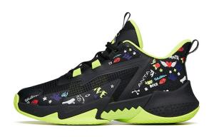 Кроссовки Anta kids Kids Lifestyle Shoes GS Mid-top Black/Green