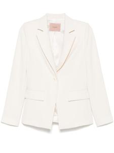 TWINSET однобортный пиджак, белый