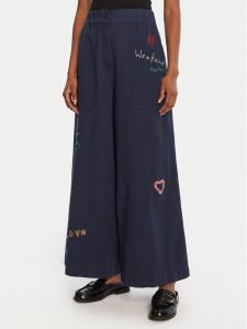 Джинсы wide leg Lotus 2525136011 Weekend Max Mara, синий