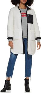 Женское двустороннее пальто Levi's Sherpa Expedition, Cream/Black
