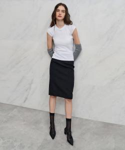 Мюли с острым носком и массивным каблуком Charles & Keith, цвет Black