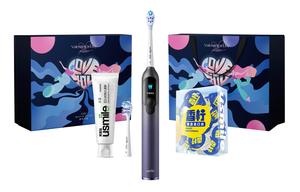 F10 PRO электрическая зубная щетка с двойным экраном нумерованные зубные щетки премиум класса унисекс для взрослых парные Usmile