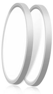 Потолочный светильник LEOEU 1031EWYJ-2er-Set, белый - пластик - 31 x 3 x 31 см