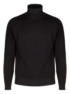 Свитер с воротником-стойкой Filippo De Laurentiis, черный