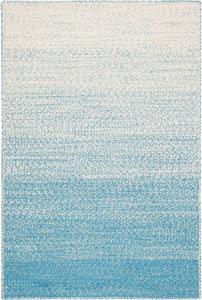 Ковер SAFAVIEH, 122 x 183 см, Natural Fiber Collection, Natural & Light Blue, ручной работы бохо омбре из джута, идеален для помещений с высокой проходимостью: прихожая, гостиная, спальня (NFB263M)