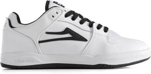 Мужские скейтерские кеды Lakai Telford Low - обувь для скейтбординга, белый/черный