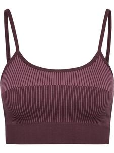 Спортивный бюстгальтер Yoga Seamless Low Support Bra коричневого цвета Hummel