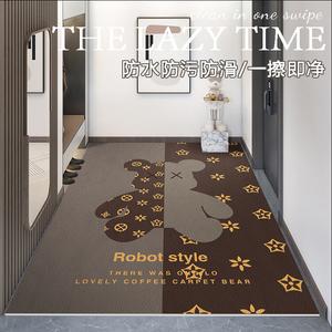 Budis Ковер 90х120 см из ПВХ для прихожей, нескользящий, влагозащитный, настраиваемый, 3 мм