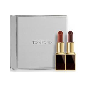 TOM FORD Черный тюбик TF Flame Enchanting набор для макияжа, легко растушевываемый велюровый матовый блеск, набор из 2 штук