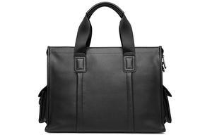 JAGUAR Сумка через плечо из натуральной кожи, портфель, кроссбоди, сумка, ноутбук Tubas мужская black