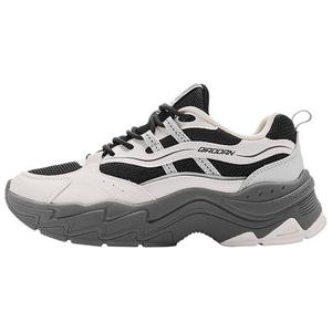 QIAODAN Легкие и износостойкие низкие кроссовки на массивной подошве для женщин, белые, черные