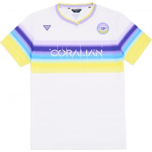 Футболка для бадминтона женская CORALIAN, белая