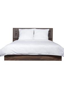 Постельное белье из микрофибры класса люкс, чисто-белое COFI 1453, 140 x 200 см