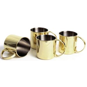 Набор стаканов для улицы, кружки для кемпинга, подарочный набор, небьющиеся, 480 мл Echtwerk, золотой
