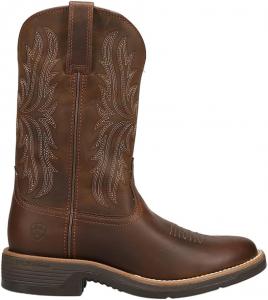 Мужские ковбойские сапоги ARIAT Ridgeback с круглым носком, Distressed Tan