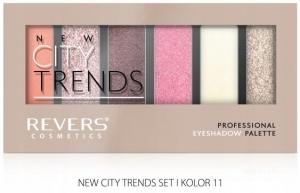 Профессиональные тени для век 11 Revers City Trends Стойкие