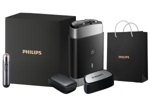 Роторная бритва PQ888 для всего тела, моющаяся, с быстрой зарядкой, автомобильное крепление, мини, портативная PHILIPS