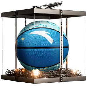 Китайский резиновый баскетбольный мяч teal размер 5/7 для тренировок и соревнований unisex ANTA