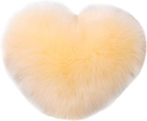 KELINFONG Декоративная подушка в виде розового сердца Yellow