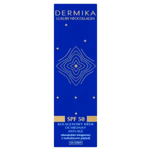 Крем для лица с коллагеном и фильтром spf50 Dermika Luxury Neocollagen, 50 мл