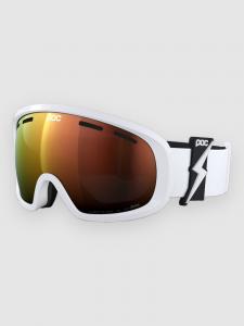 Очки для сноуборда POC Fovea Mid Blixten White Goggle, partly sunny orange