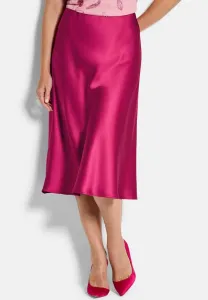 Юбка ausgestellter mit schlupfbund Goldner, Burgundy