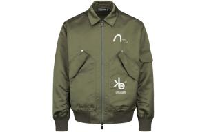 Куртка мужская тёмная армейского зелёного цвета EVISU