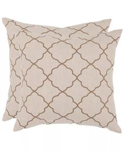 Подушка Софи размером 18 x 18 дюймов (набор из 2 шт.) Safavieh, бежевый